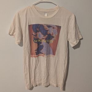 Charlie Puth Voicenotes 2018 Cream Cotton Short Sleeve T-Shirt Size S